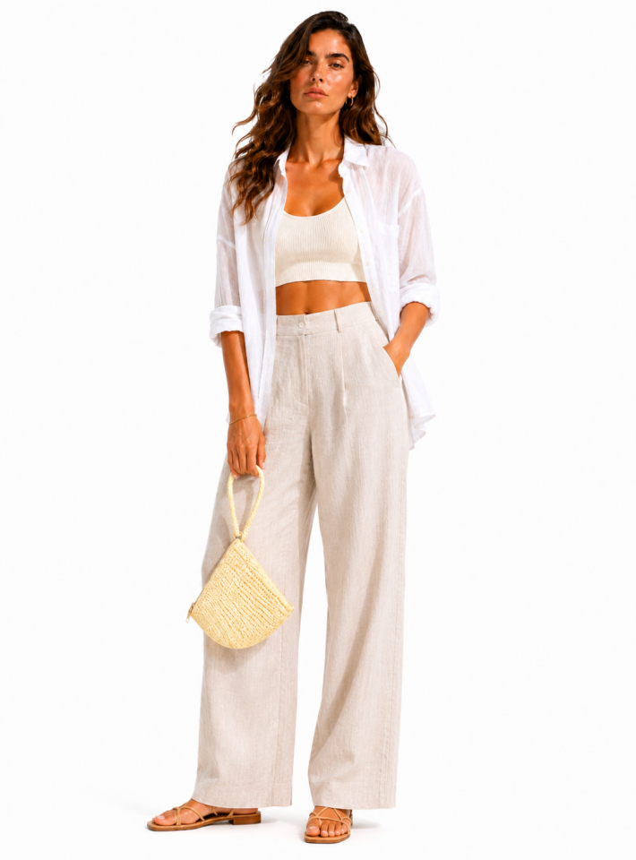 GLANZIA Ivory Wrist Pouch