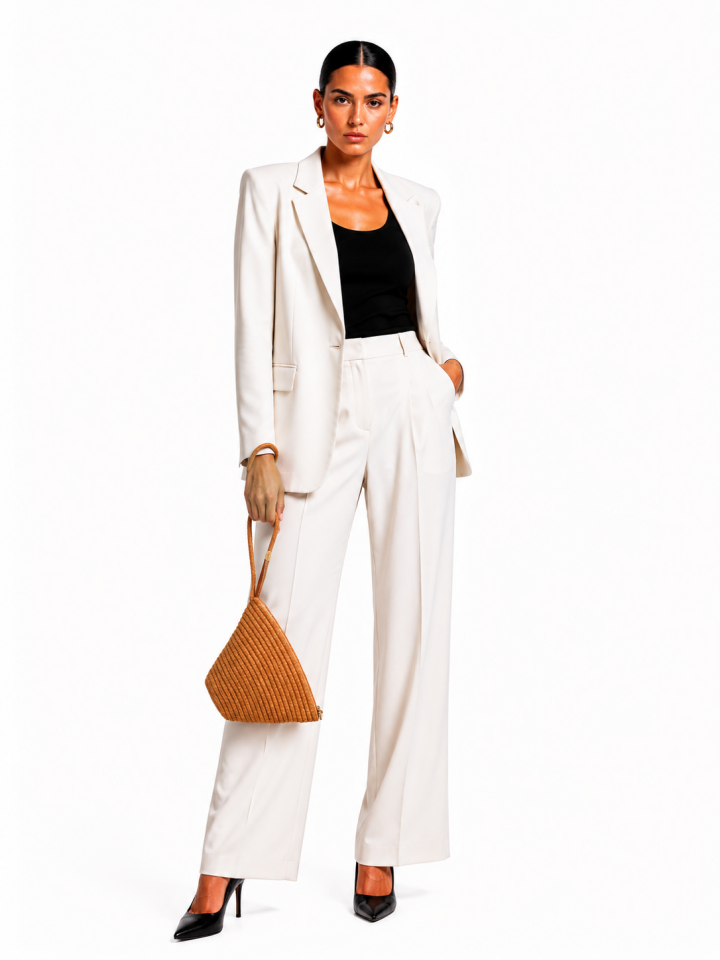 GLANZIA Ivory Wrist Pouch